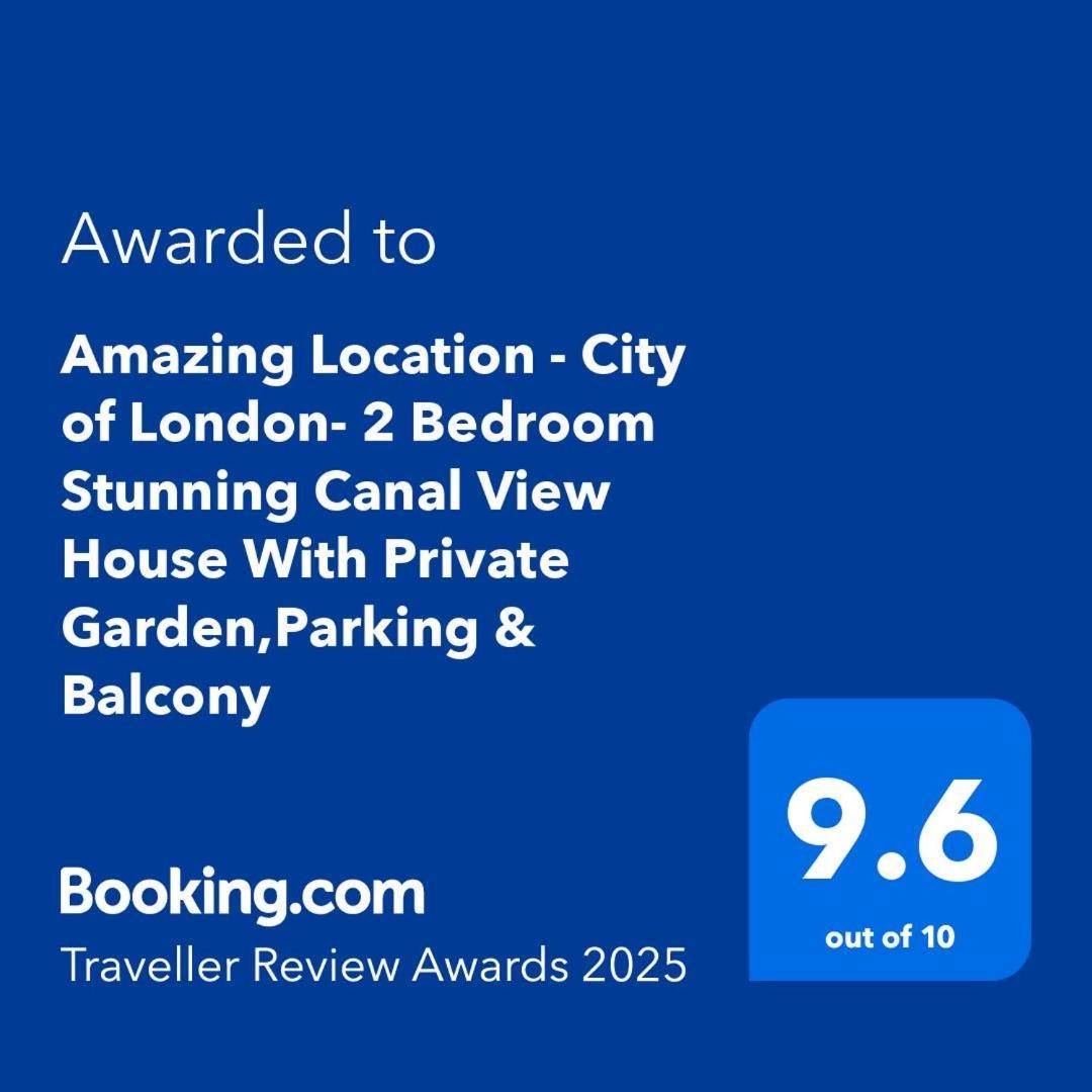 Amazing Location - City Of London- 2 Bedroom Stunning Canal View House With Private Garden,Parking & Balcony Экстерьер фото